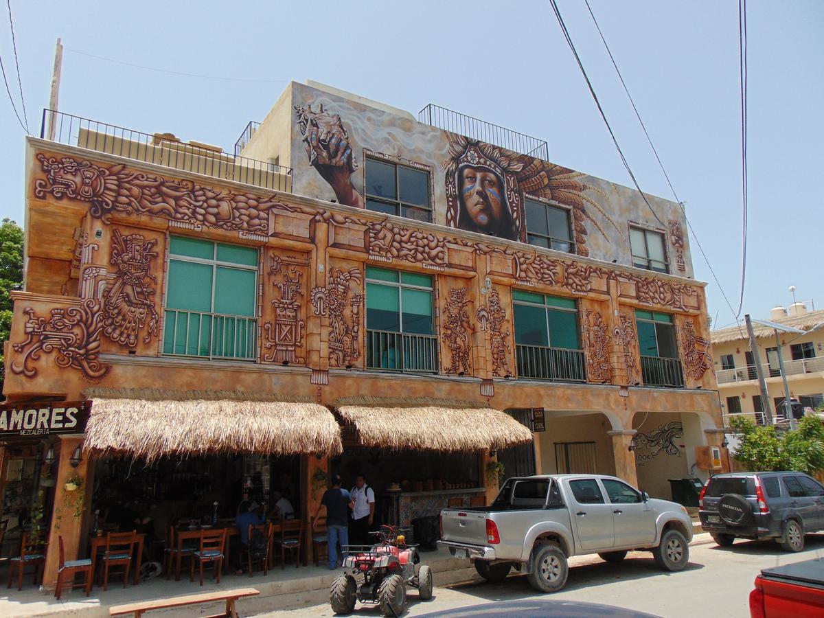 Casa Kopal Hotel Tulum Pueblo Buitenkant foto
